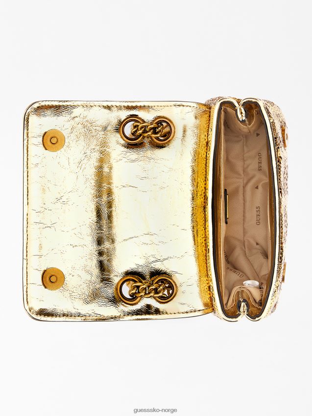 Guess ever paljett mini crossbody gull gull unisex F0LJ805176
