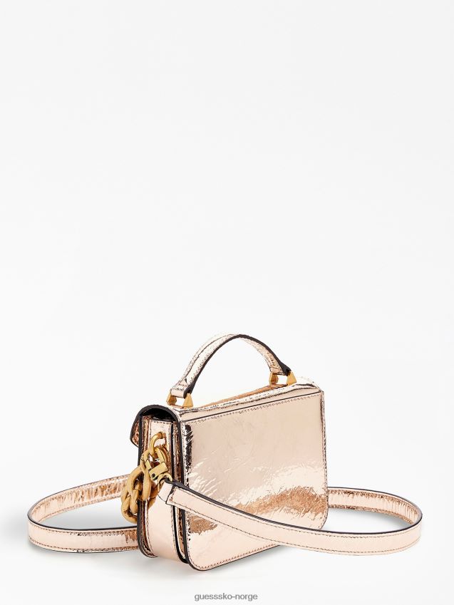 Guess foliert retour micro crossbody bag gull gull unisex F0LJ803674