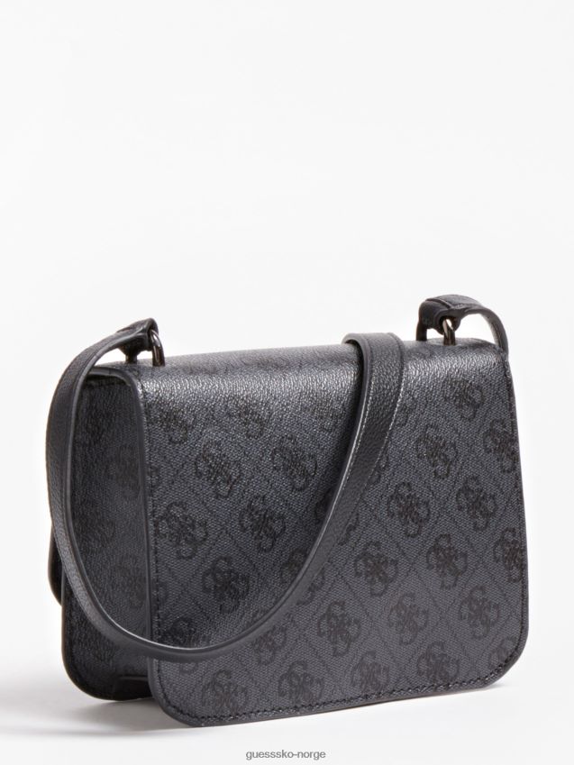 Guess grå multi noelle 4g ​​logo mini crossbody grå multi unisex F0LJ805085