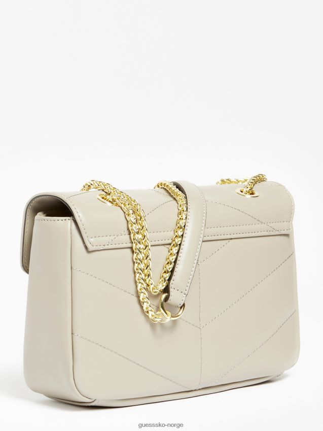 Guess grå natalie vattert crossboyd-veske grå unisex F0LJ805796