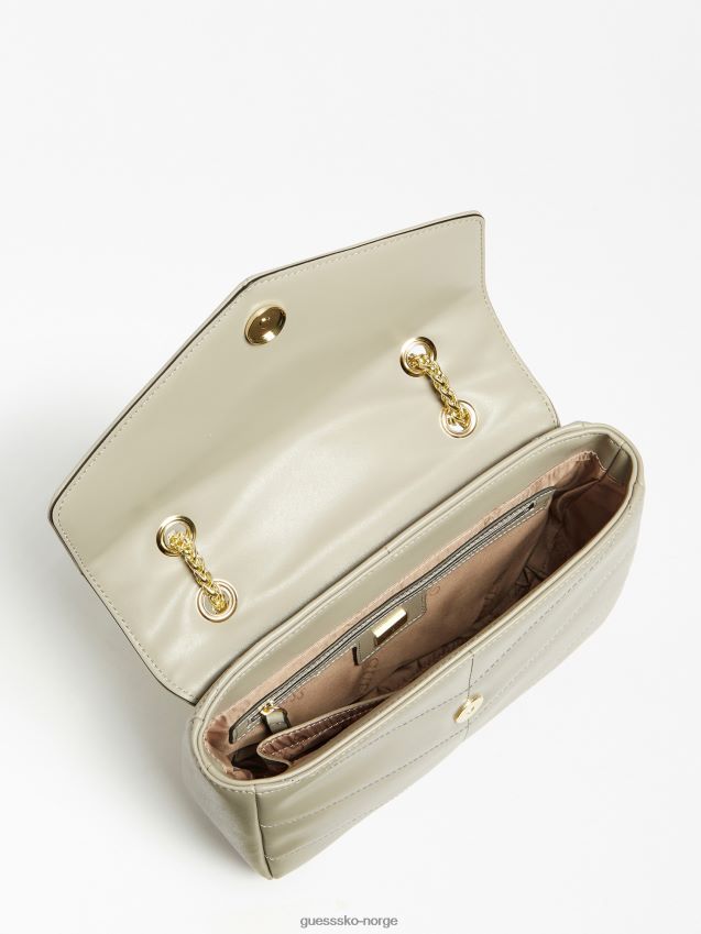 Guess grå natalie vattert crossboyd-veske grå unisex F0LJ805796