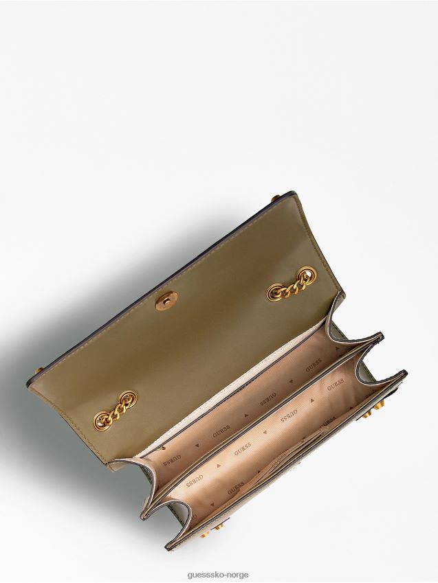 Guess grønn amantea mini crossbody-veske grønn unisex F0LJ803720