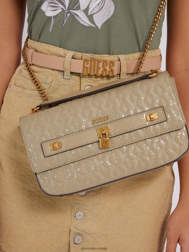 Guess grønn isidora g shine logo crossbody grønn unisex F0LJ803605