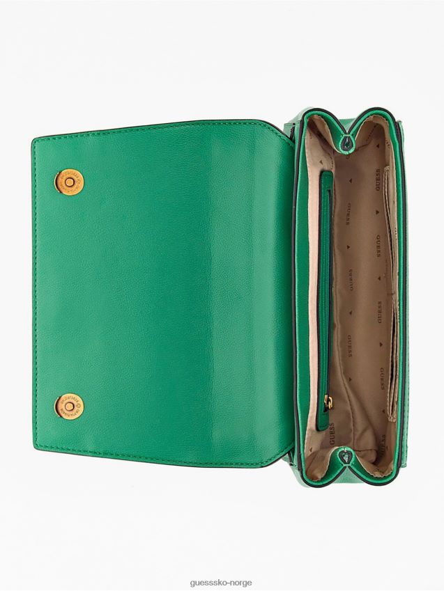 Guess grønn katey 4g logo crossbody grønn unisex F0LJ805294
