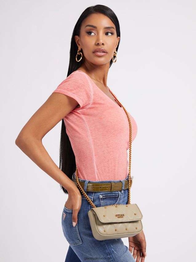 Guess grønn triana stud mini crossbody grønn unisex F0LJ803521