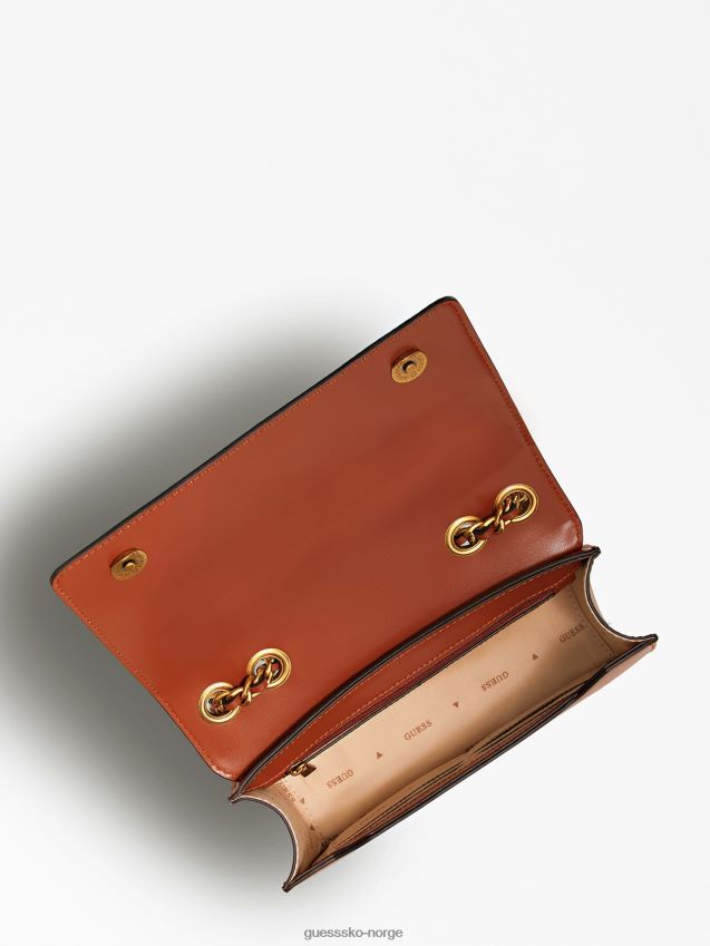 Guess izzy mini crossbody bag brun brun unisex F0LJ805081