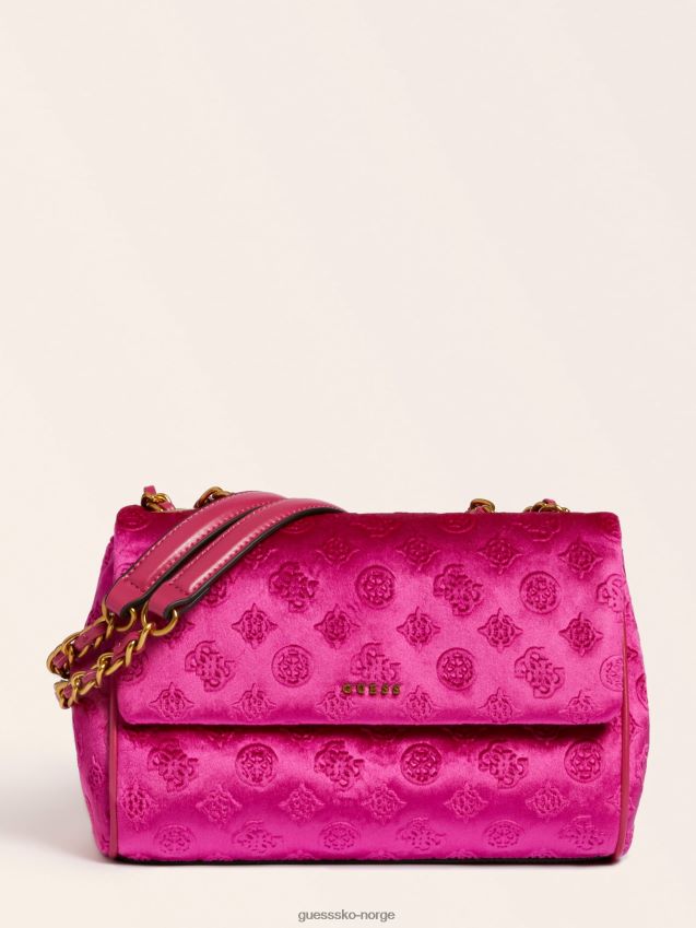 Guess kimi velvet crossbody-veskeunisex F0LJ805352