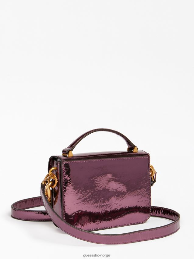 Guess lilla folierte retour micro crossbody bag lilla unisex F0LJ803574