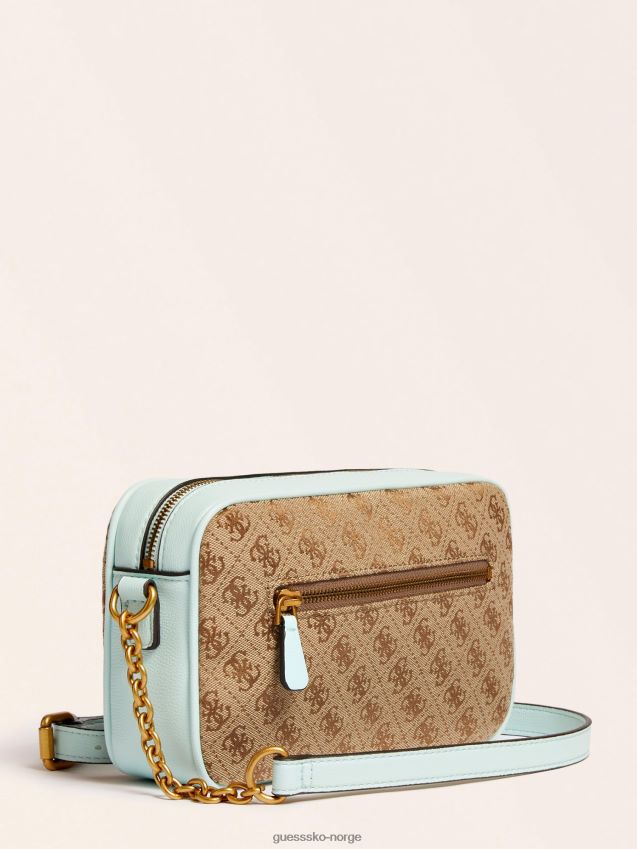 Guess lyseblå aviana 4g logo mini crossbody lyse blå unisex F0LJ804978