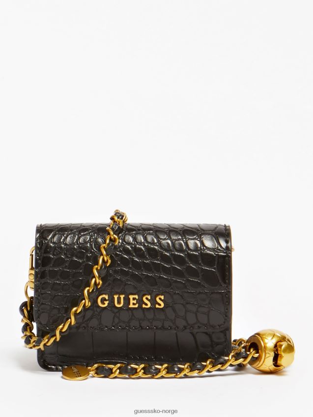 Guess mini crossbody-veske med krokodilletrykkunisex F0LJ803151
