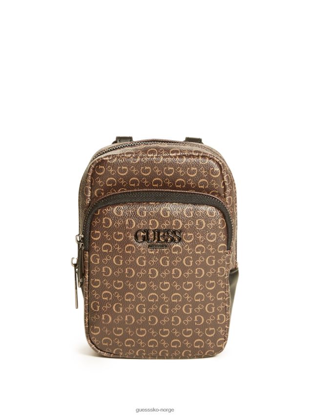 Guess naturlig toby mini crossbody-veske naturlig unisex F0LJ808834