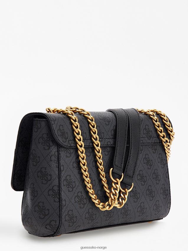 Guess nell 4g logo crossbody grå grå unisex F0LJ805189