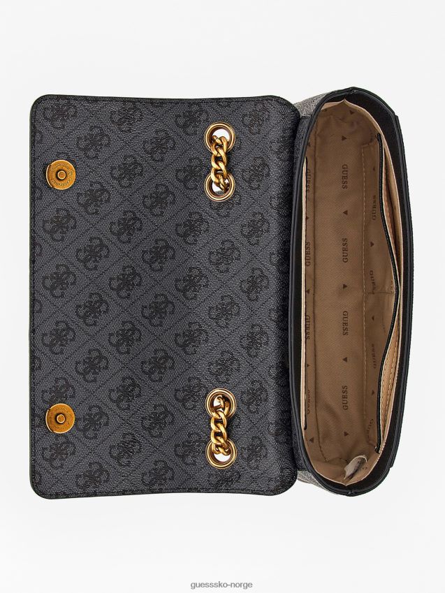 Guess nell 4g logo crossbody grå grå unisex F0LJ805189