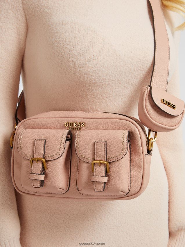 Guess no limit lomme mini crossbody bag rosa rosa unisex F0LJ803746