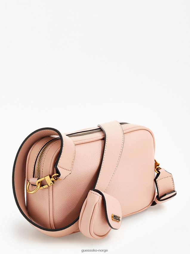 Guess no limit lomme mini crossbody bag rosa rosa unisex F0LJ803746