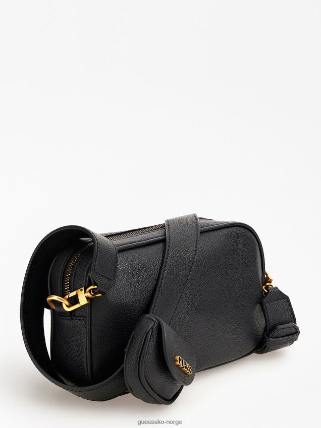 Guess no limit pocket mini crossbody bag svart svart unisex F0LJ805008