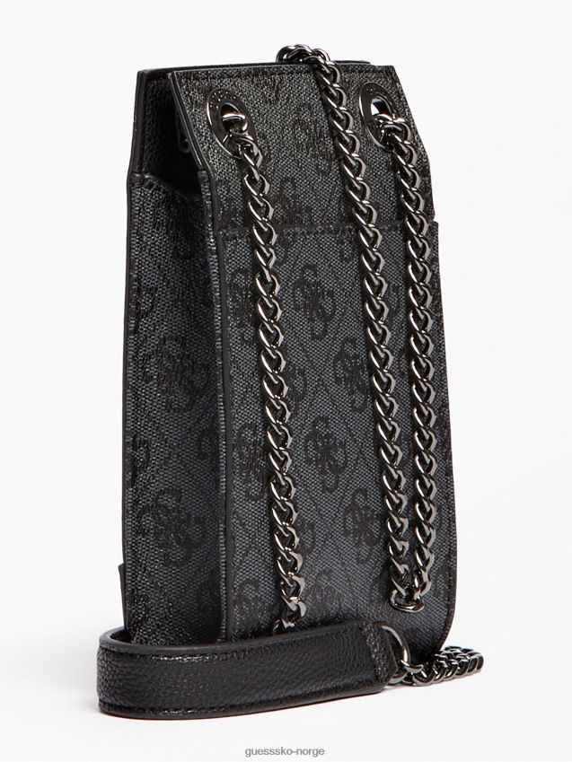 Guess noelle 4g ​​logo mini crossbody bag grå multi grå multi unisex F0LJ805235