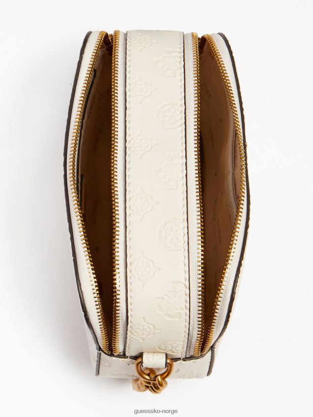 Guess noelle mini crossbody bag krem krem unisex F0LJ802613