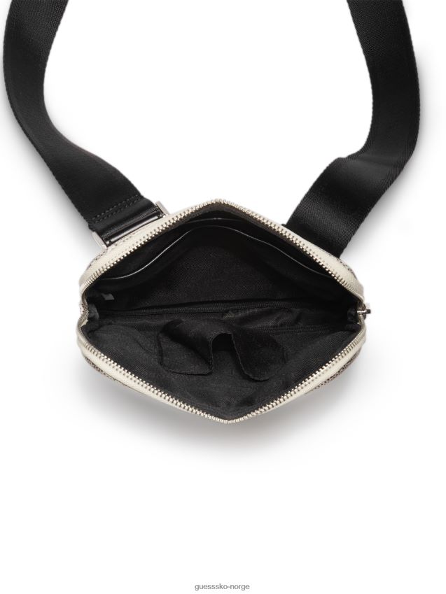 Guess off-night flat crossbody med glidelås av unisex F0LJ8010879