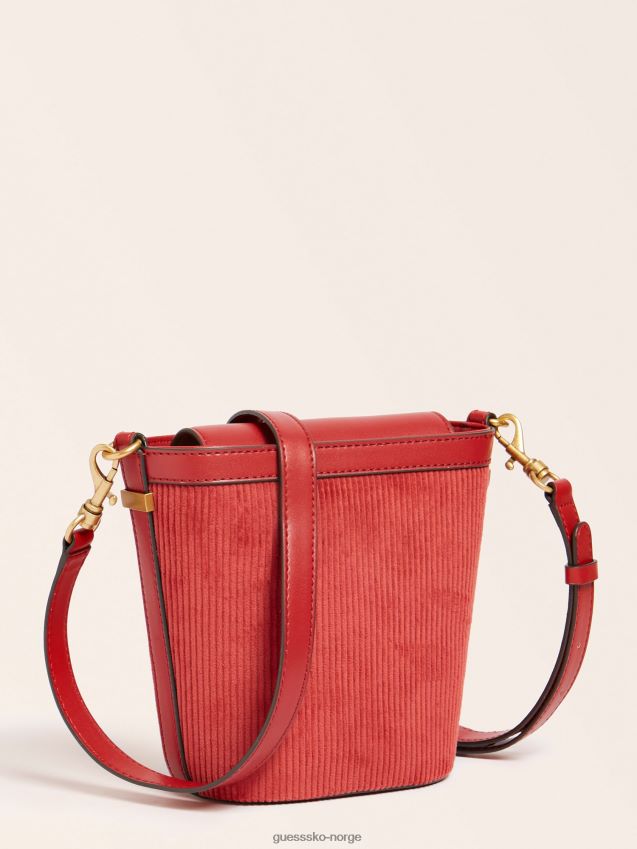 Guess oransje hensely cord bøttepose oransje unisex F0LJ803935