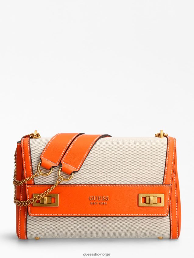 Guess oransje katey crossbody-veske oransje unisex F0LJ803825