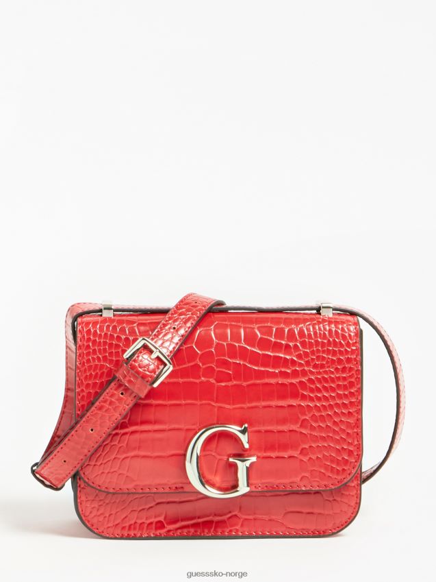 Guess rød corily krokodille crossbody rød unisex F0LJ805864