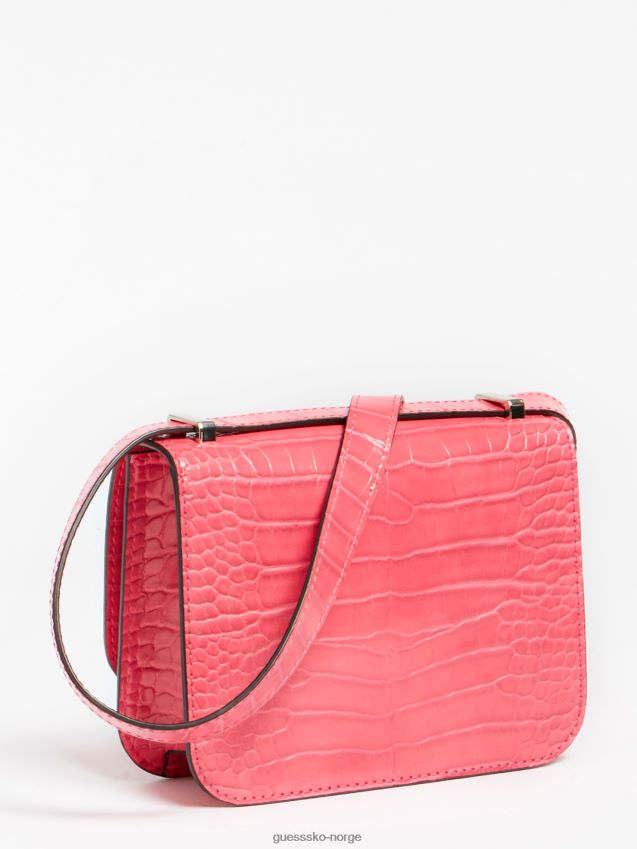 Guess rosa corily krokodille crossbody rosa unisex F0LJ806279