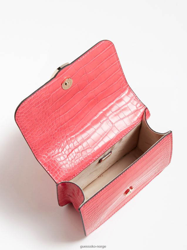Guess rosa corily krokodille crossbody rosa unisex F0LJ806279