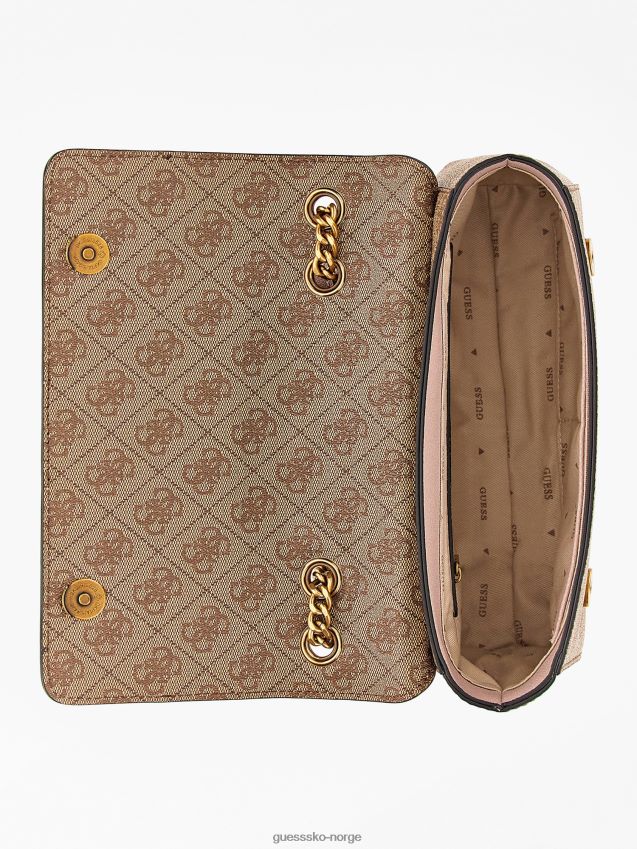 Guess rosa nell 4g logo crossbody rosa unisex F0LJ805139
