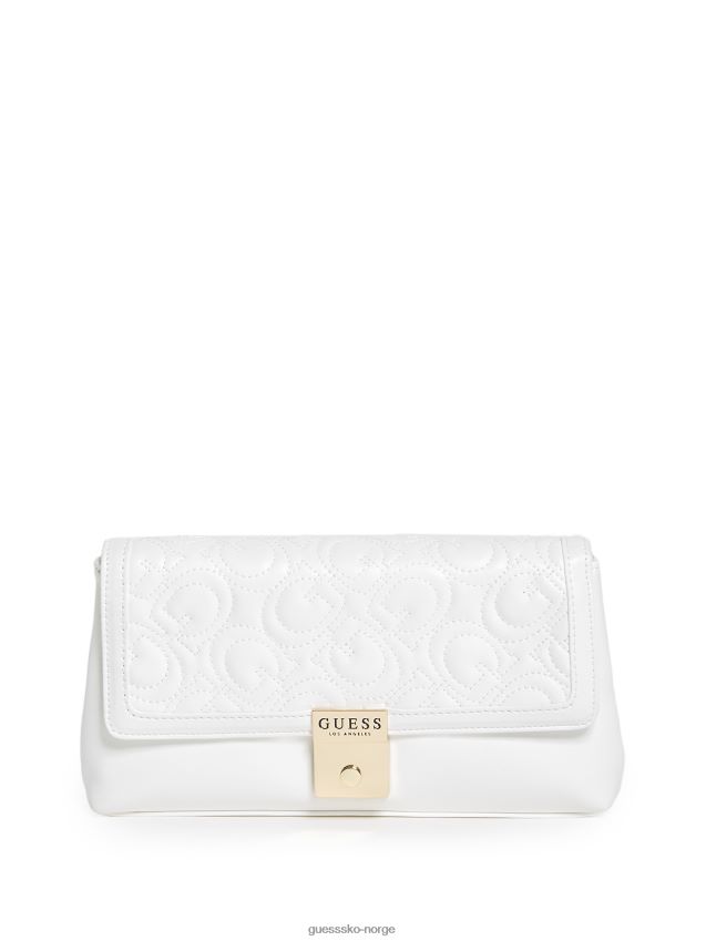 Guess sophie clutch crossbody hvit hvit unisex F0LJ807642
