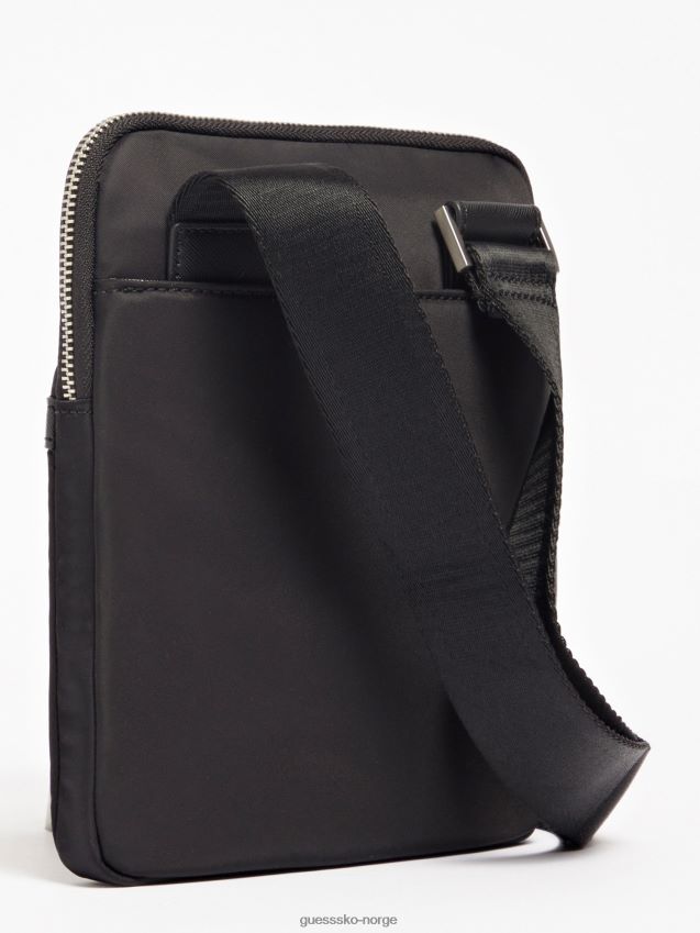 Guess svart certosa nylon smart mini crossbody svart unisex F0LJ80982