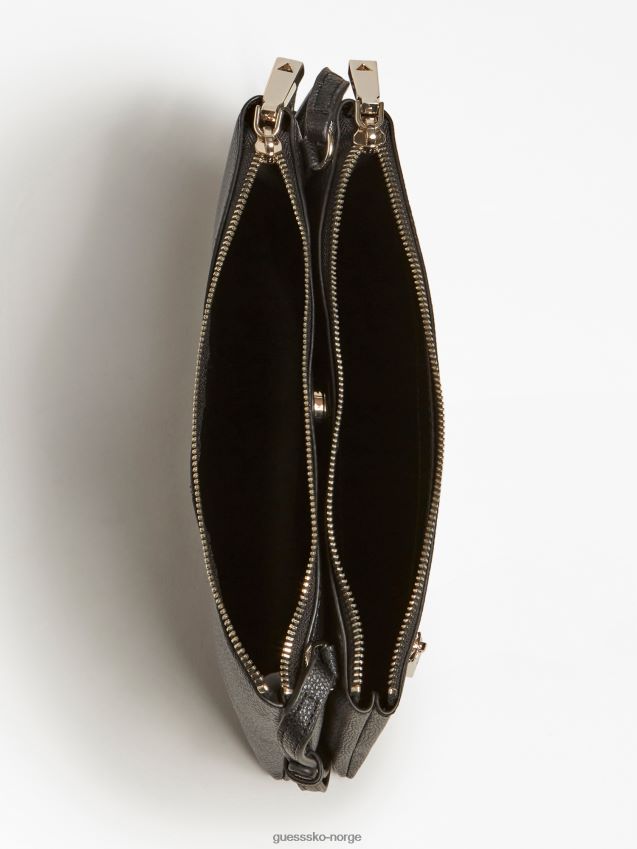 Guess svart naya crossbody bag lomme foran svart unisex F0LJ802610