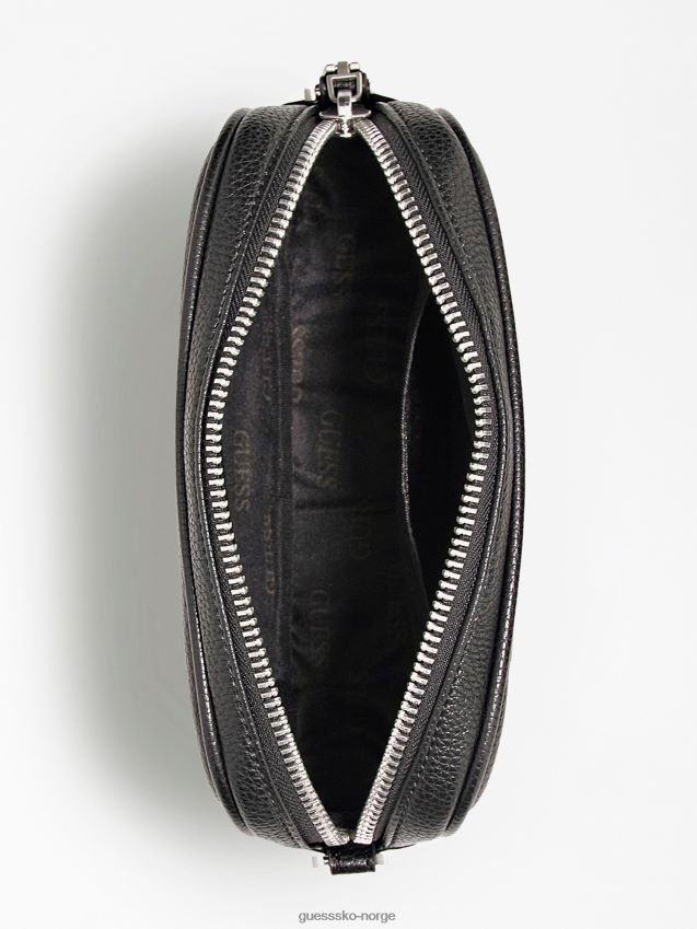 Guess svart riviera mini crossbody-veske svart unisex F0LJ80707