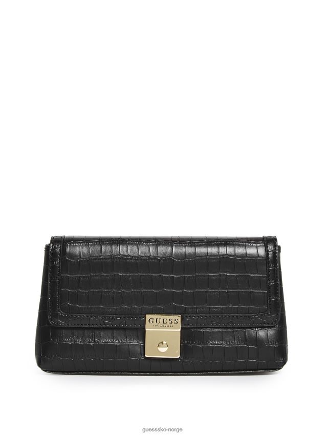 Guess svart sophie clutch crossbody svart unisex F0LJ807636