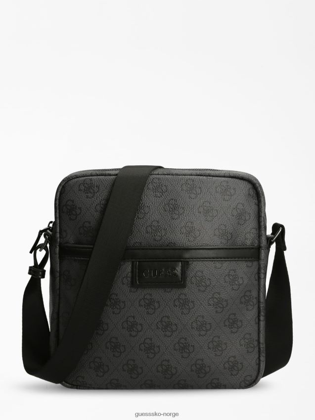 Guess svart vezzola 4g-logo mini crossbody-veske svart unisex F0LJ80586