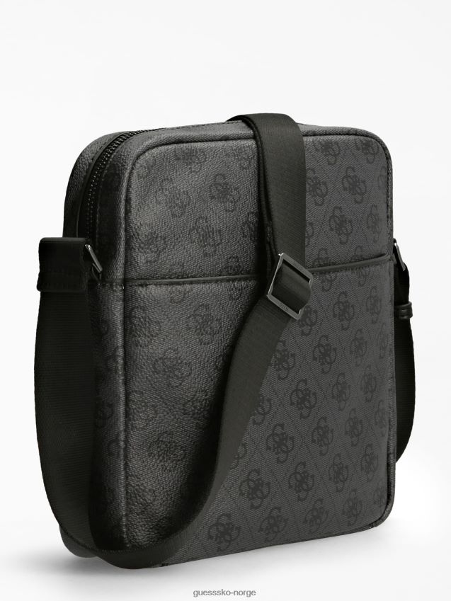 Guess svart vezzola 4g-logo mini crossbody-veske svart unisex F0LJ80586