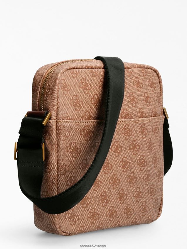 Guess vezzola 4g logo mini crossbody beige beige unisex F0LJ80915