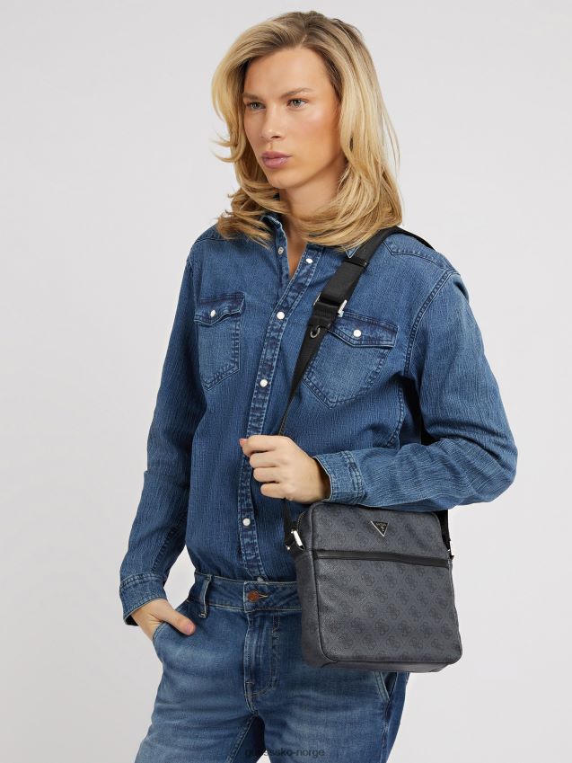 Guess vezzola smart 4g logo crossbody svart svart unisex F0LJ80722