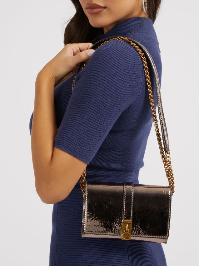 Guess virtuell foliert mini crossbody bag grå grå unisex F0LJ805290