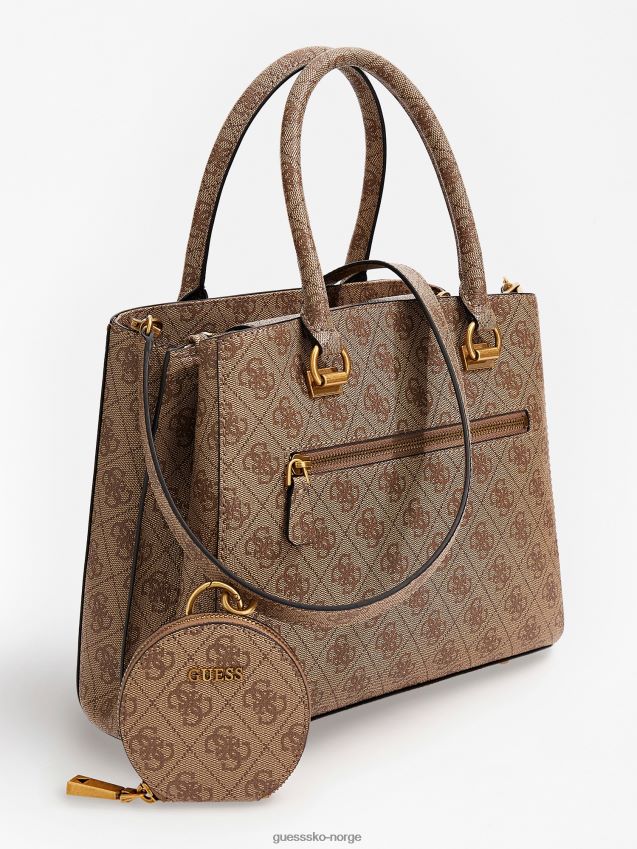 Guess alexie 4g logo veske beige beige unisex F0LJ805246