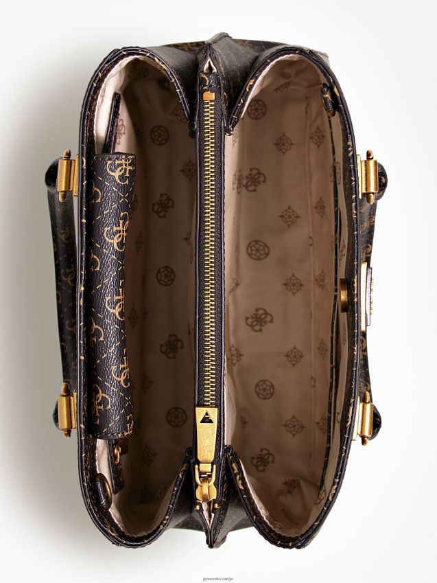 Guess alexie 4g logo veske brun brun unisex F0LJ805071