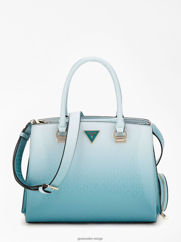 Guess alexie 4g logo veske lyseblå lyse blå unisex F0LJ805128