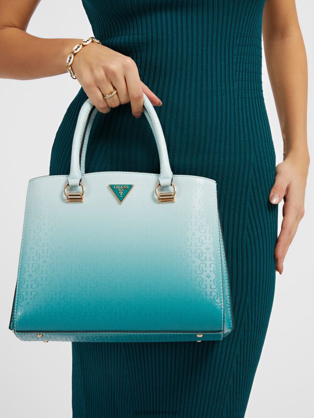 Guess alexie 4g logo veske lyseblå lyse blå unisex F0LJ805128