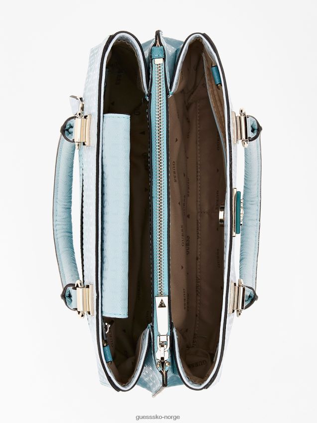 Guess alexie 4g logo veske lyseblå lyse blå unisex F0LJ805128