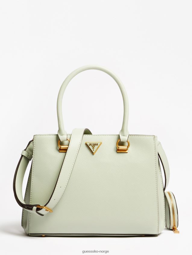 Guess alexie saffiano håndveske grønn grønn unisex F0LJ803833