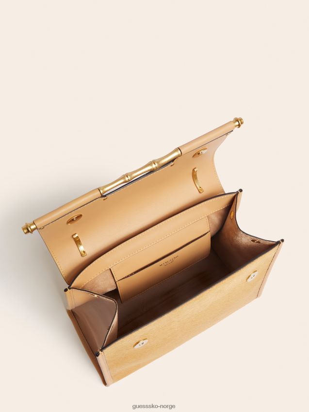 Guess alia ekte skinn veske beige beige unisex F0LJ805430