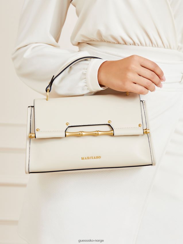 Guess alia ekte skinn veske hvit hvit unisex F0LJ805267