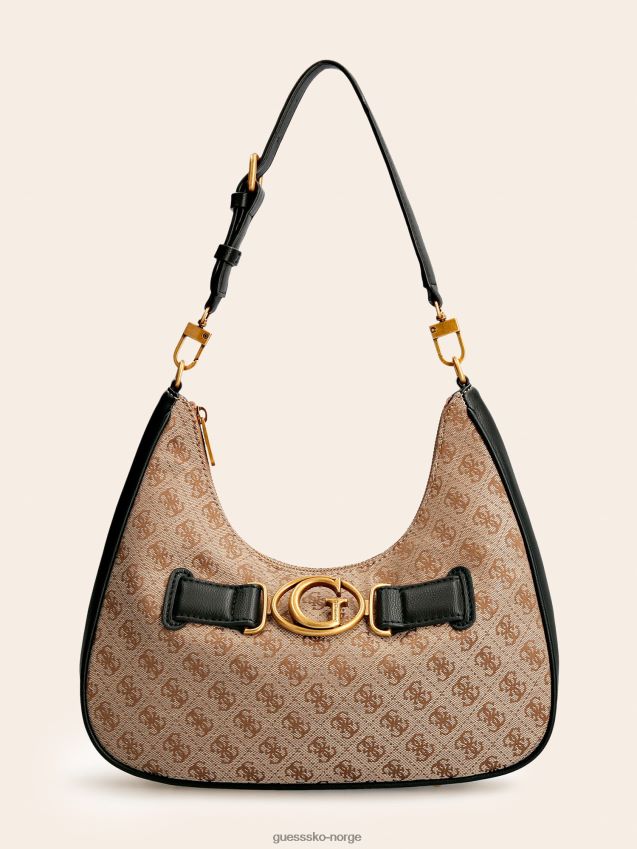 Guess aviana 4g logo hobo multi beige multi beige unisex F0LJ805296