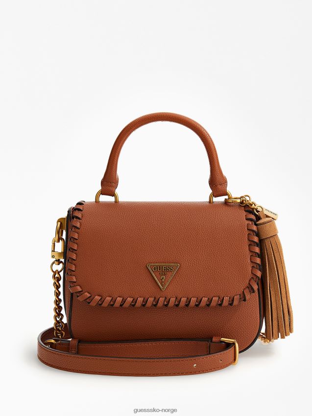 Guess beige mini veske i kaoma nappaskinn beige unisex F0LJ803408