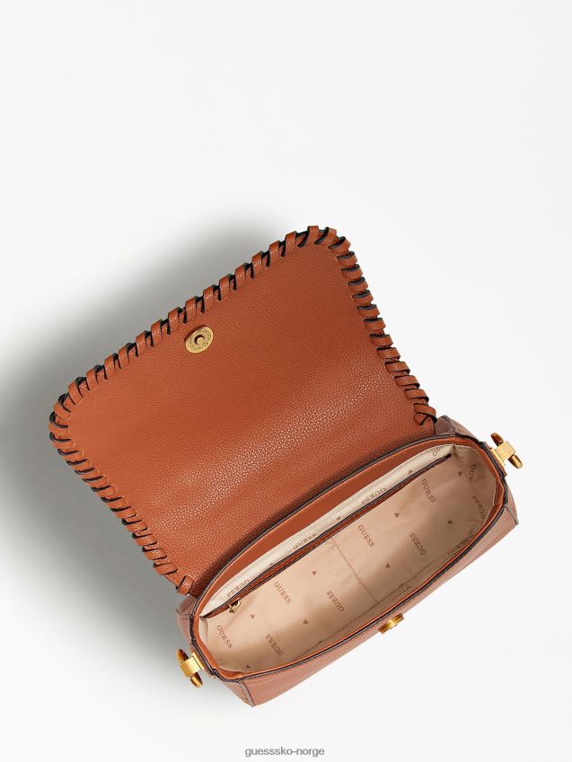 Guess beige mini veske i kaoma nappaskinn beige unisex F0LJ803408